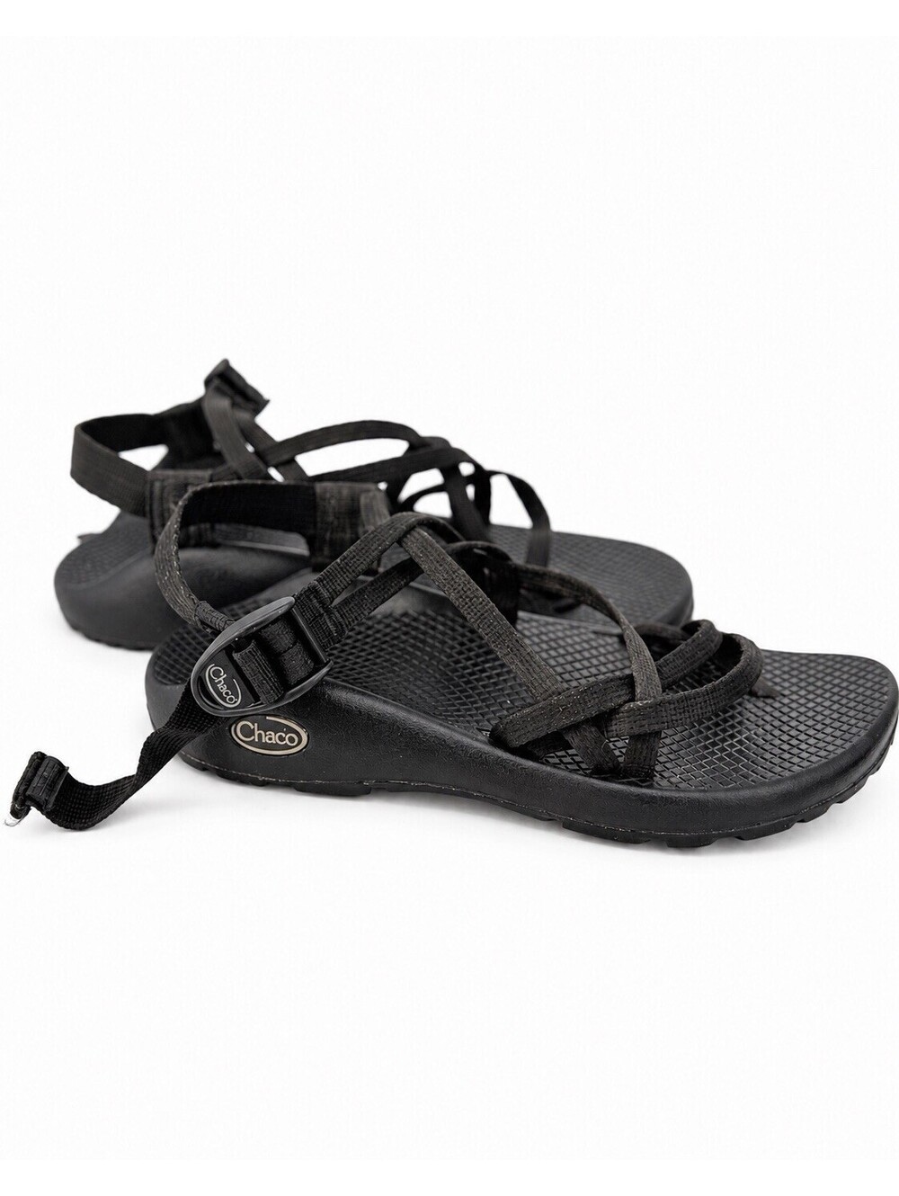 Chaco ZX2 Sandals Women's Sz 8 Black Toe Loop Classic Soles Hiking